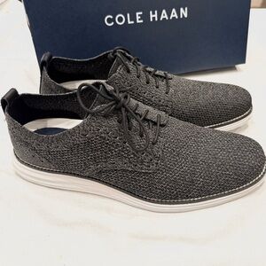 COLE HAAN OG GRD STCHLT PLN OX MEN SHOES COLOR BLACK  SIZE 10.5 ONLY